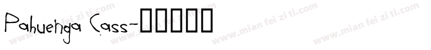 Pahuenga Cass字体转换